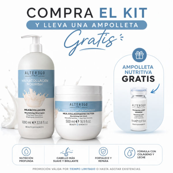 Kit Alter Ego Milk nutrición profunda para cabello seco y opaco