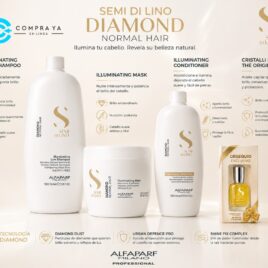 Kit Alfaparf Diamond Illuminating Profesional cabello con brillo intenso y luminosidad natural