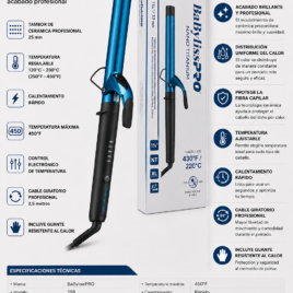 Pinza para Rizos Babyliss Nano Titanium Profesional
