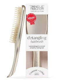 Tangle Teezer Cepillo Desenredante Plateado Oro Para Cabello Húmedo Y Seco.