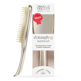 Tangle Teezer Cepillo Desenredante Plateado Oro para cabello húmedo y seco.