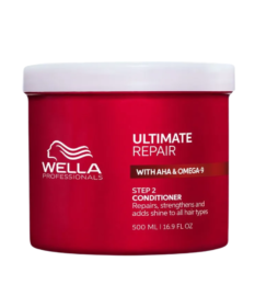 Acondicionador Wella Perfect Ultimate Repair 500 Ml Para Reparar, Fortalecer E Hidratar El Cabello Dañado Con Tecnología Aha Y Omega 9.