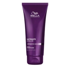 Acondicionador Wella Professionals Ultimate Color 200 Ml para cabello teñido y protección del color.