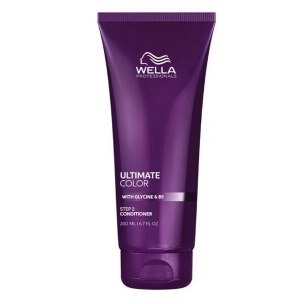 Acondicionador Wella Professionals Ultimate Color 200 Ml para cabello teñido y protección del color.
