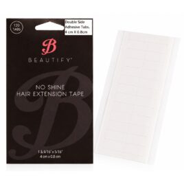 Cinta Extensión Adhesivo Beautify Premium de doble cara para extensiones de cabello.