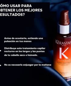 Kerastase Serum Nutritive 8H Magic Night Envase Original Sobre Fondo Blanco