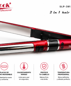 Plancha Liso Ondas Superlook 391 Con Placas De Titanio.