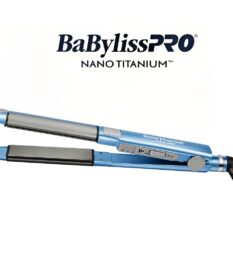 Plancha Babylisspro Nano Titanium 230°C Profesional Con Placas De Nano Titanium.