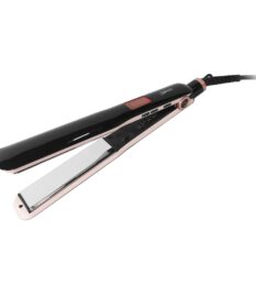 Plancha Super Look 394 Profesional Titanium Lcd Con Placas Titanium Espejo.