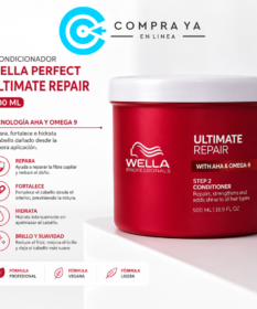 Acondicionador Wella Perfect Ultimate Repair 500 Ml Para Reparar Cabello Dañado.
