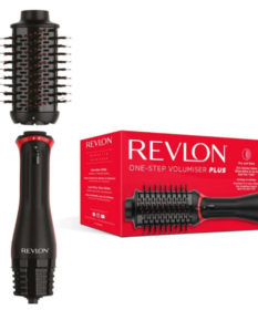 Revlon Cepillo Secador Voluminizador Plus Con Tecnología De Titanio, Turmalina Y Cerámica Para Secar Y Dar Volumen Al Cabello En Un Solo Paso.