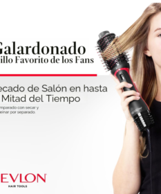 Revlon Cepillo Secador Voluminizador Plus Aporta Hasta Un 75% Más De Brillo.