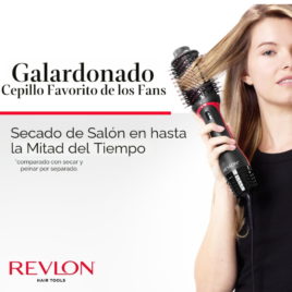 Revlon Cepillo Secador Voluminizador Plus aporta hasta un 75% más de brillo.