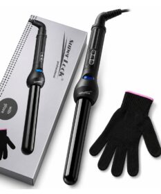 Rizadora Tubo Pinza Onduladora Profesional Super Look 258 Con Tambor De Cerámica Y Guante Térmico.