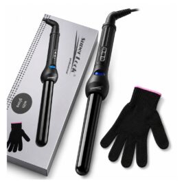 Rizadora Tubo Pinza Onduladora Profesional Super Look 258 con tambor de cerámica y guante térmico.
