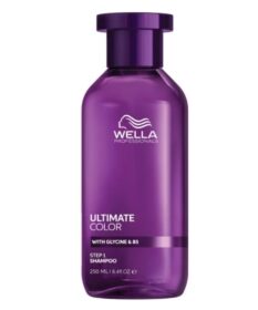 Shampoo Wella Professionals Ultimate Color 250 Ml Para Cabello Teñido Y Protección Del Color.