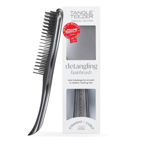 Tangle Teezer Cepillo Desenredante Plateado para cabello húmedo y seco.