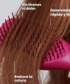 Cepillo Tangle Teezer Mini Frambuesa Para Uso Diario.