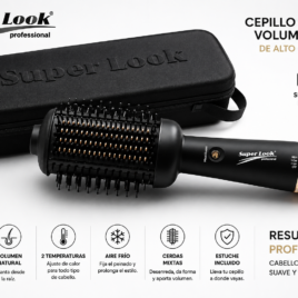 Cepillo Secador Infrarojo Estuche Cerámico Super Look con tecnología infrarroja.