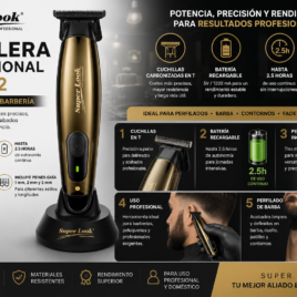Patillera Profesional Super Look Slp 812 Peluqueria utilizada en barbería.