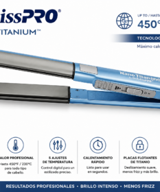 Plancha Babylisspro Nano Titanium 230°C Utilizada En Salón De Belleza.