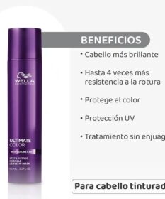 Mascarilla Wella Professionals Ultimate Color Leave In Protege El Color Del Cabello.