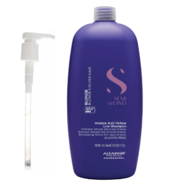 Tecnología Shine Fix Complex y Color Fix Complex del Shampoo Alfaparf Blonde Antiyellow Antiamarillo.