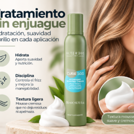 Hydraday Whipped Cream hidratación extra para medios y puntas.