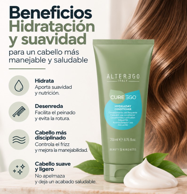 ACONDICIONADOR HYDRADAY ALTER EGO 200ML 2 Cabello Suave Y Manejable Con Acondicionador Hydraday Alter Ego 200Ml.
