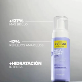 Beneficios de la espuma matizante Yellow Purple Silver