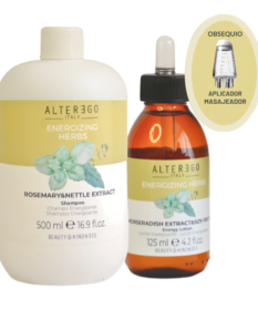 Kit Energizing Herbs Alter Ego Anticaída Con Shampoo Y Tratamiento Revitalizante Para Cabello Débil.