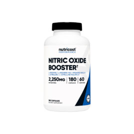 Óxido Nítrico Nutricost Nitric Oxide Booster 2250 mg x 180 Cápsulas