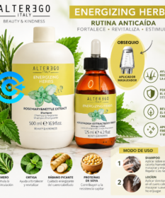 Rutina Energizing Herbs Alter Ego Para Cabello Fino Y Frágil