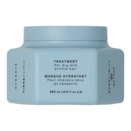 Tratamiento Fibre Clinix Hydrate Hidratante 250ml Schwarzkopf Professional mascarilla en frasco azul sobre fondo blanco