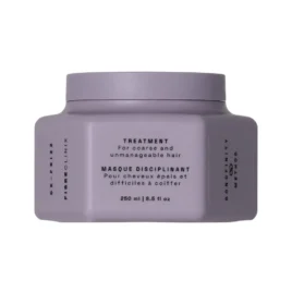 Tratamiento Fibre Clinix De-Frizz Suavizante 250ml Schwarzkopf Professional mascarilla en frasco lila sobre fondo blanco
