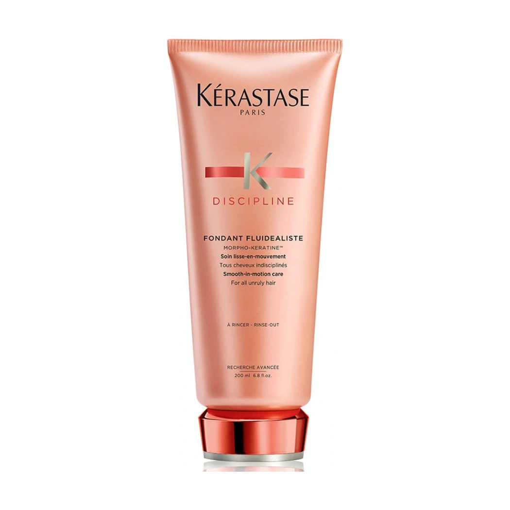 ACONDICIONADOR KÉRASTASE DISCIPLINE FLUIDÉALISTE ANTIFRIZZ 200 ML 1 Acondicionador Kérastase Discipline Fluidéaliste Antifrizz 200 Ml, Envase Original