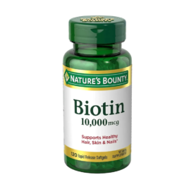 Biotina Nature's Bounty 10.000 mcg x 120 cápsulas