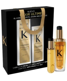 Kit Kérastase Elixir Ultime Aceite 75 Ml Y Recarga 75 Ml, Envase Original