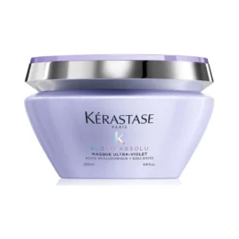 Mascarilla Kérastase Blond Absolu Ultra-Violet Matizante 200 ml, envase original