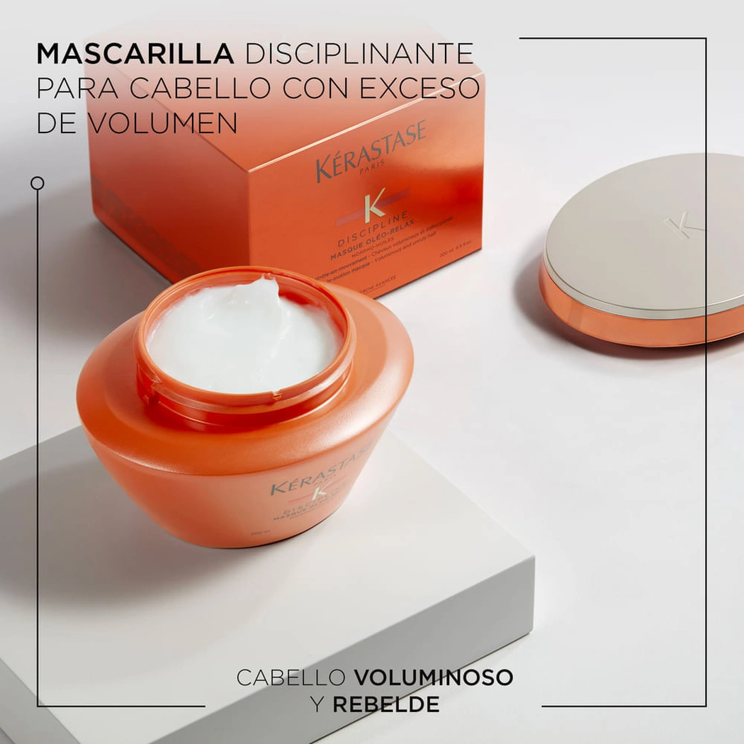 MASCARILLA KÉRASTASE DISCIPLINE OLÉO-RELAX ANTIFRIZZ 200 ML 3 Textura De Mascarilla Oléo-Relax Kérastase Y Sus Beneficios