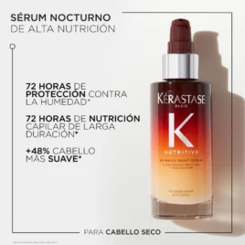 Características y beneficios de Sérum Nutritive 8H Magic Night Kérastase: nutre el cabello mientras duermes
