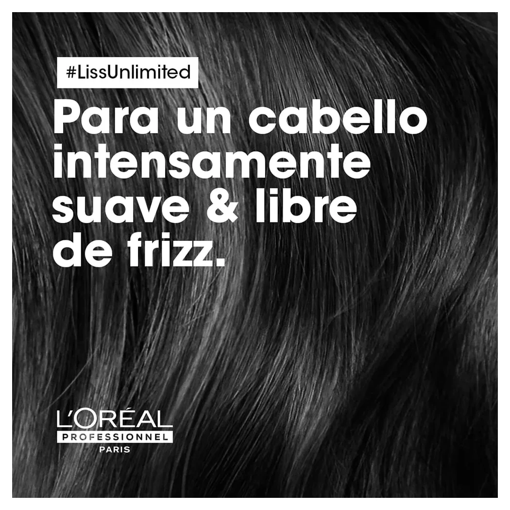 SÉRUM L'ORÉAL PROFESSIONNEL LISS UNLIMITED ANTIFRIZZ 125 ML 5 Vista 5 De Sérum Liss Unlimited L'Oréal Professionnel Para Cabello Rebelde O Alisado