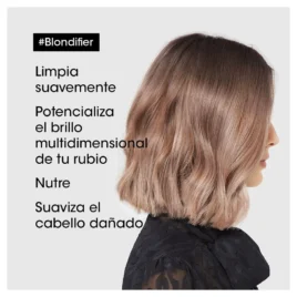 Beneficios de Shampoo Blondifier Gloss L'Oréal Professionnel: ilumina y nutre el cabello rubio