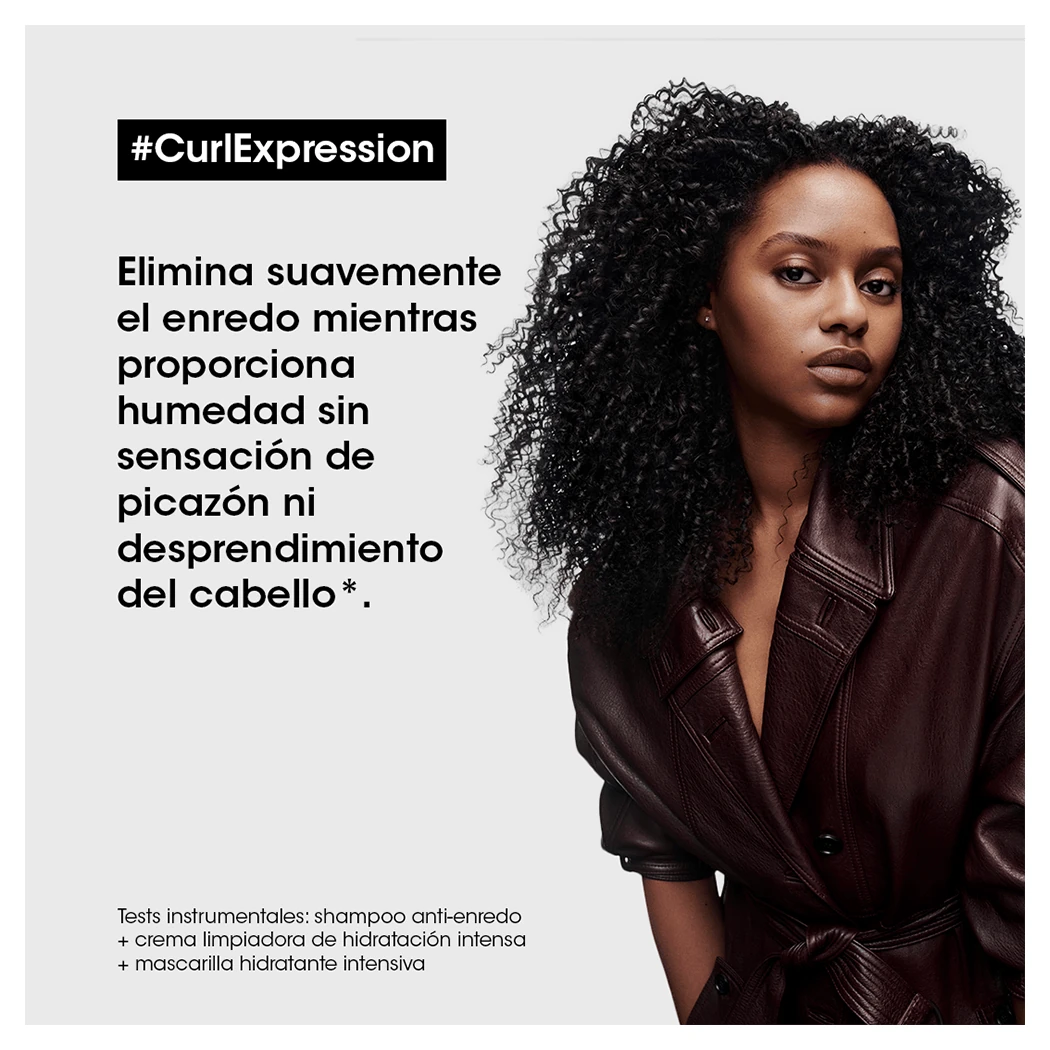 SHAMPOO L'ORÉAL PROFESSIONNEL CURL EXPRESSION HIDRATANTE PARA RIZOS 300 ML 3 Beneficios De Shampoo Curl Expression L'Oréal Professionnel: Limpia E Hidrata Rizos Y Ondas