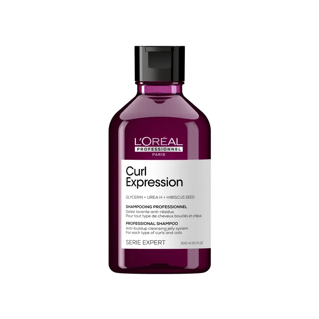 SHAMPOO L'ORÉAL PROFESSIONNEL CURL EXPRESSION HIDRATANTE PARA RIZOS 300 ML 1 Shampoo L'Oréal Professionnel Curl Expression Hidratante Para Rizos 300 Ml, Envase Original