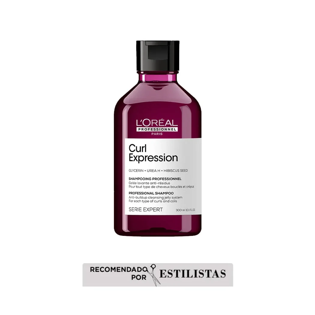SHAMPOO L'ORÉAL PROFESSIONNEL CURL EXPRESSION HIDRATANTE PARA RIZOS 300 ML 5 Vista 2 De Shampoo Curl Expression L'Oréal Professionnel Para Cabello Rizado U Ondulado
