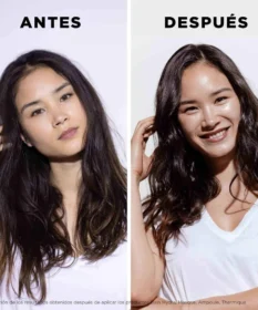 Antes Y Después De Usar Shampoo Genesis Hydra-Fortifiant 500 Ml Kérastase En Cabello Con Cuero Cabelludo Graso Y Largos Finos Y Quebradizos