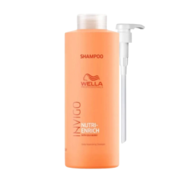 Shampoo Wella Invigo Nutri-Enrich 1000 ml litro con dosificador para cabello seco