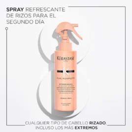 Características y beneficios de Spray Curl Manifesto Refresh Kérastase: reactiva y define los rizos entre lavados