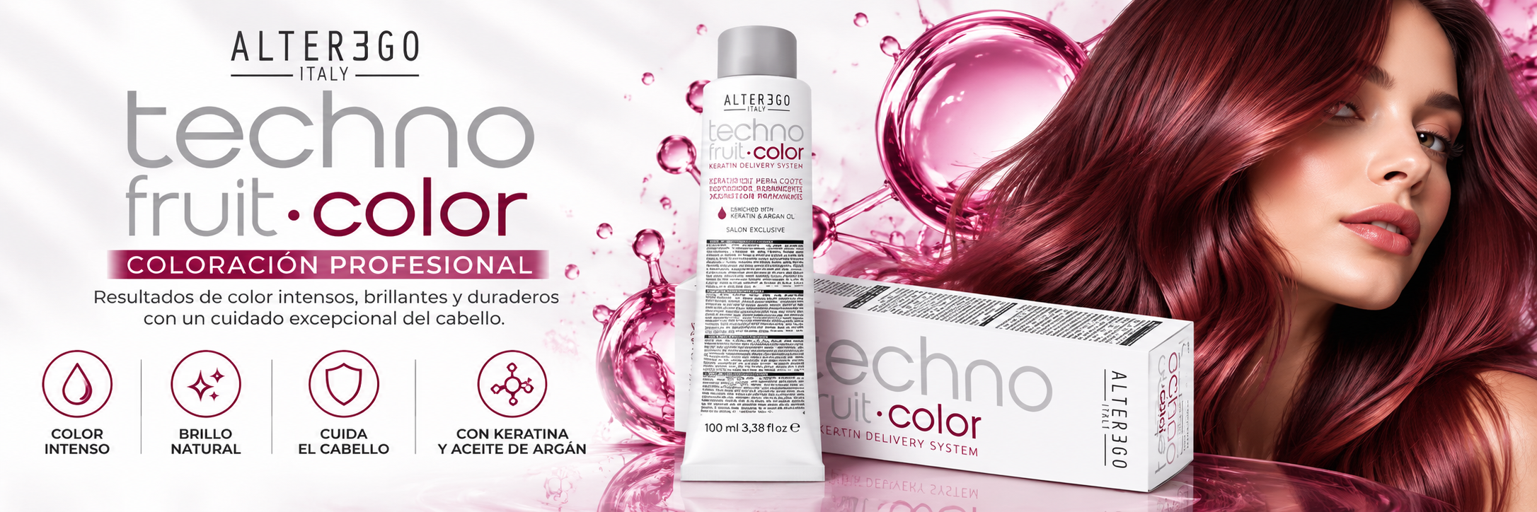 Techno Fruit Color Alter Ego Italy coloración profesional libre PPD